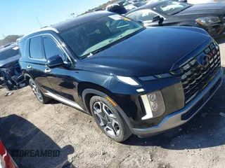 2023 Hyundai Palisade Limited z VIN KM8R5DGE0PU490438, wystawiony jako IAAI lot #41845626 z przebiegiem 201 862 mil mil oraz . Historia ofert i sprzedaży dostępna na DreamBid. Obrazek 1.