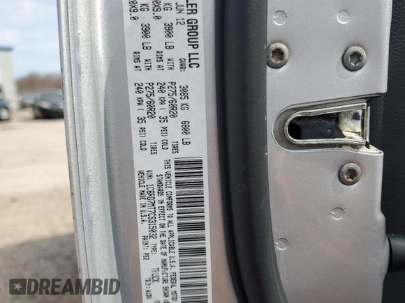 2012 Ram 1500 Sport with VIN 1C6RD7MT7CS315032, listed as a Copart auction lot 53685805 with 165,160 mi miles and Clean Title. Bid and sale history available at carsss.com. Image 12.
