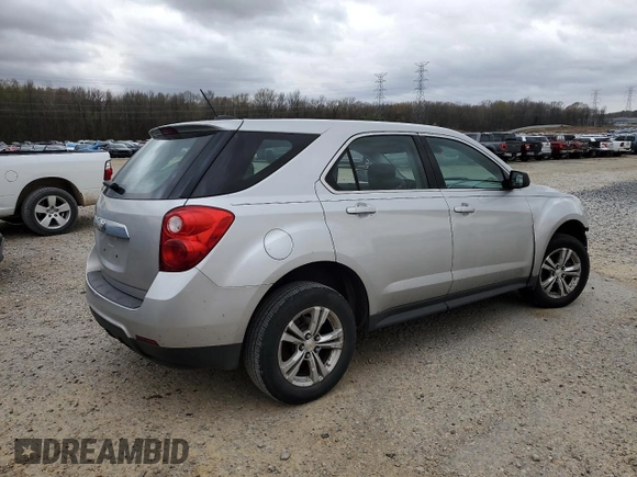 2015 Chevrolet Equinox LS with VIN 2GNALAEK5F1116035, listed as a Copart auction lot 49844885 with 133,206 mi miles and Clean Title. Bid and sale history available at carsss.com. Image 3.
