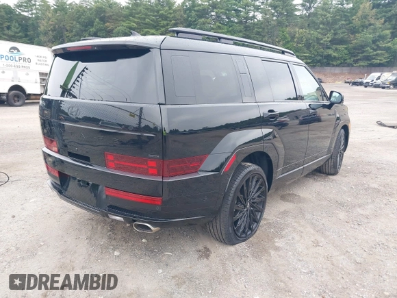 2024 Hyundai Santa Fe Calligraphy with VIN 5NMP5DGL6RH031547, listed as a IAAI auction lot 42562910 with 10,998 mi miles and . Bid and sale history available at DreamBid. Image 4.