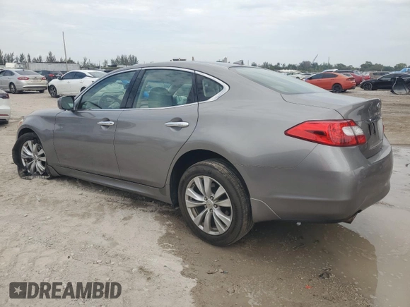 2011 Infiniti M with VIN JN1AY1AR7BM570737, listed as a Copart auction lot 50538705 with 93,801 mi miles and Non Repairable. Bid and sale history available at carsss.com. Image 2.