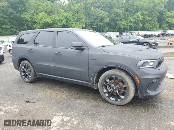 2021 Dodge Durango R/T with VIN 1C4SDHCT8MC519142, listed as a Copart auction lot 53659795 with 84,308 mi miles and Clean title. Bid and sale history available at DreamBid. Image 4.