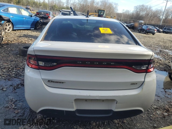 2016 Dodge Dart SXT with VIN 1C3CDFBB0GD667841, listed as a Copart auction lot 48844585 with Not Provided miles and Non Repairable. Bid and sale history available at carsss.com. Image 6.