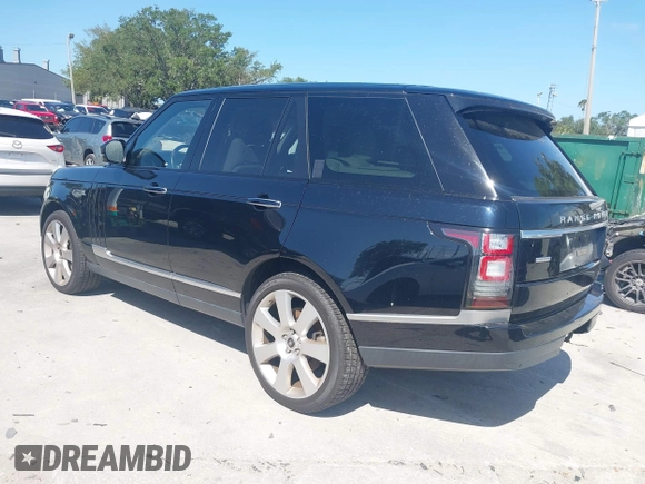 2014 Land Rover Range Rover Autobiography with VIN SALGV2EF4EA126011, listed as a IAAI auction lot 42010908 with 63,423 mi miles and . Bid and sale history available at DreamBid. Image 3.