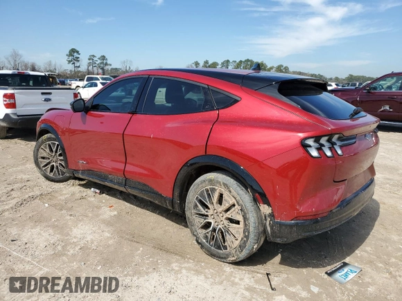 2024 Ford Mustang Mach-E Premium z VIN 3FMTK3R70RMA52646, wystawiony jako Copart lot #46796705 z przebiegiem 1071 mil mil oraz Szkody całkowita. Historia ofert i sprzedaży dostępna na DreamBid. Obrazek 2.