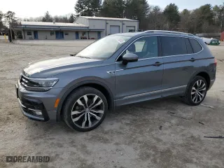 2020 Volkswagen Tiguan SEL Premium R-Line with VIN 3VV4B7AX5LM173290, listed as a Copart auction lot 47166245 with 49,138 mi miles and Salvage Title. Bid and sale history available at carsss.com. Image 1.