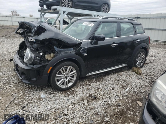 2022 MINI Countryman Cooper with VIN WMZ23BR05N3N62321, listed as a Copart auction lot 82683634 with 58,894 mi miles and Salvage Title. Bid and sale history available at carsss.com. Image 1.