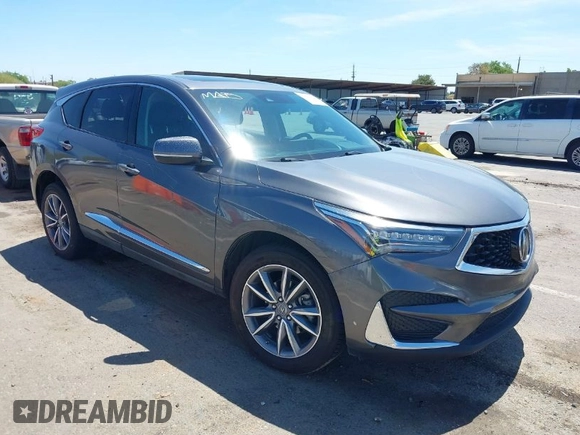 2020 Acura RDX Technology with VIN 5J8TC2H53LL014852, listed as a IAAI auction lot 39360410 with 61,341 mi miles and . Bid and sale history available at DreamBid. Image 1.