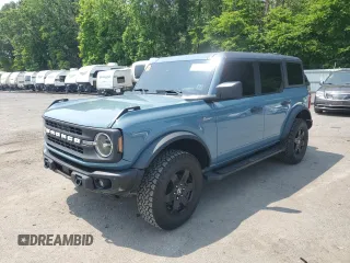 2022 Ford Bronco z VIN 1FMDE5BH6NLB00740, wystawiony jako Copart lot #60418705 z przebiegiem 57 190 mil mil oraz Szkoda całkowita • Salvage title. Historia ofert i sprzedaży dostępna na DreamBid. Obrazek 1.