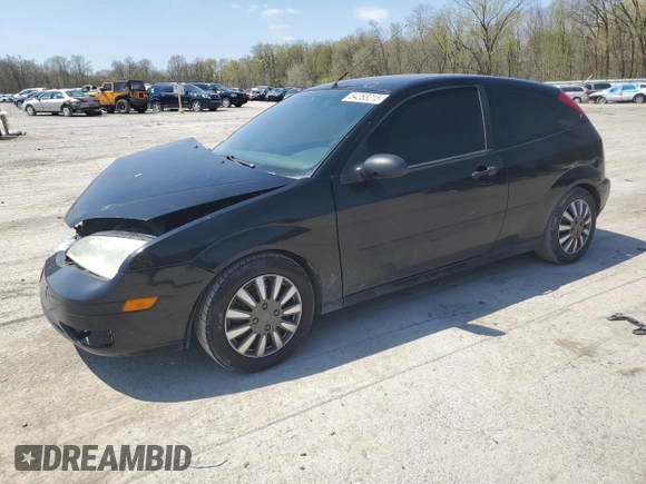 2005 Ford Focus S z VIN 3FAFP31N65R153304, wystawiony jako Copart lot #54253215 z przebiegiem 148 707 mil mil oraz Szkoda całkowita • Salvage title. Historia ofert i sprzedaży dostępna na DreamBid. Obrazek 1.