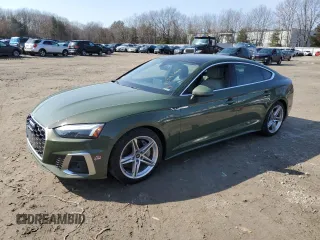 2021 Audi A5 Sportback S line Premium Plus with VIN WAUFACF57MA034297, listed as a Copart auction lot 43795064 with 39,086 mi miles. Bid and sale history available at carsss.com. Image 1.