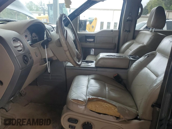 2008 Ford F-150 XLT with VIN 1FTPW12V38FB49393, listed as a Copart auction lot 52054265 with 301,847 mi miles and Salvage Title. Bid and sale history available at carsss.com. Image 7.