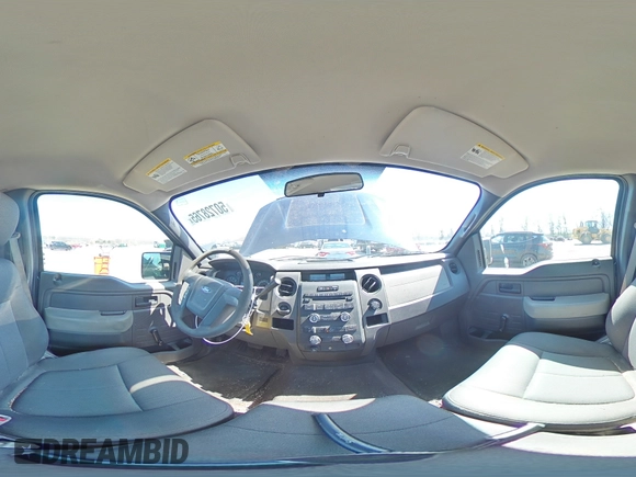 2009 Ford F-150 XL with VIN 1FTRF12809KA17106, listed as a Copart auction lot 50728765 with 133,491 mi miles and Salvage title. Bid and sale history available at DreamBid. Image 12.