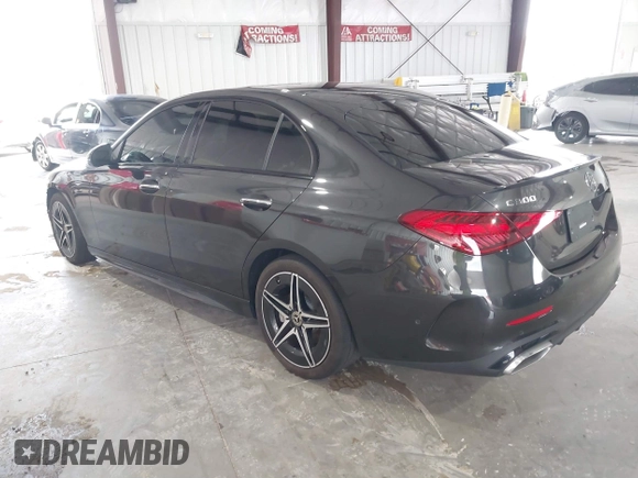 2023 Mercedes-Benz C 300 with VIN W1KAF4GB6PR093944, listed as a IAAI auction lot 41799118 with 23,296 mi miles and . Bid and sale history available at DreamBid. Image 3.
