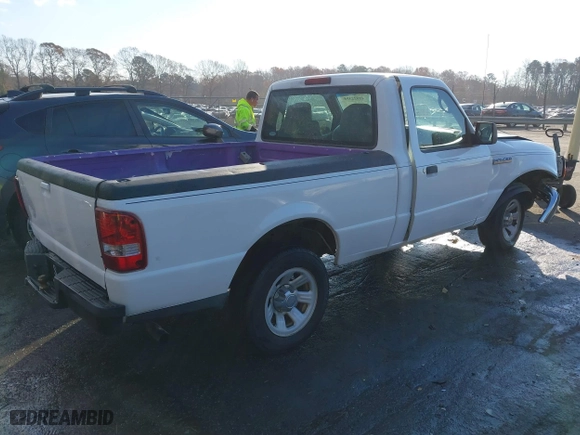 2007 Ford Ranger XL with VIN 1FTYR10D57PA98249, listed as a IAAI auction lot 41022388 with 266,437 mi miles. Bid and sale history available at carsss.com. Image 4.