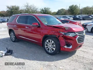 2021 Chevrolet Traverse Premier with VIN 1GNERKKW9MJ199825, listed as a IAAI auction lot 41369691 with 49,583 mi miles. Bid and sale history available at carsss.com. Image 1.