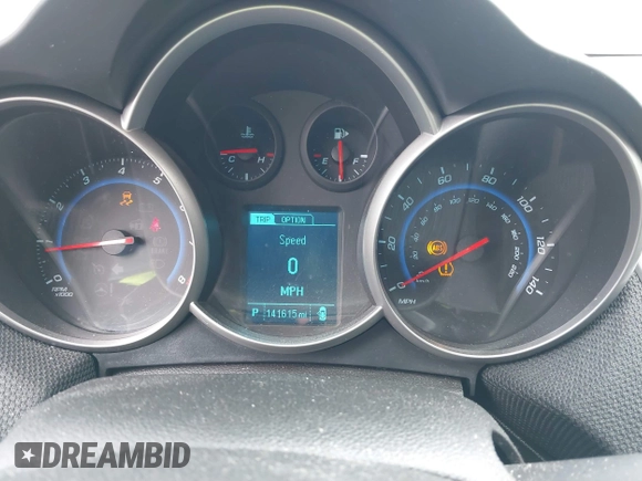 2015 Chevrolet Cruze LT with VIN 1G1PC5SB5F7217036, listed as a IAAI auction lot 41618670 with 141,615 mi miles and . Bid and sale history available at DreamBid. Image 7.