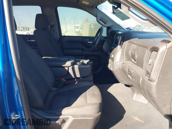 2022 Chevrolet Silverado 1500 Custom with VIN 3GCPDBEK3NG631658, listed as a IAAI auction lot 41647603 with 1 mi miles. Bid and sale history available at carsss.com. Image 5.