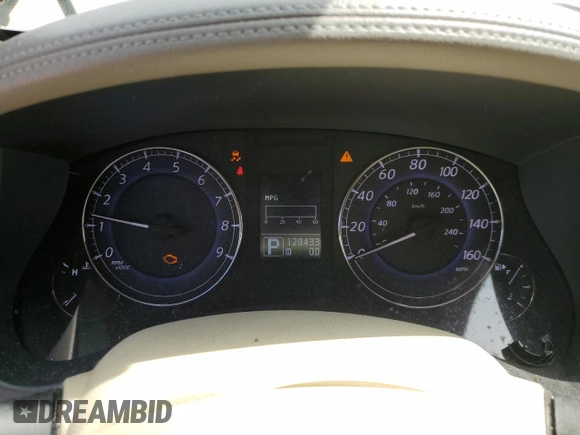 2012 Infiniti EX Journey with VIN JN1AJ0HR1CM451720, listed as a Copart auction lot 55737725 with 128,433 mi miles and Salvage title. Bid and sale history available at DreamBid. Image 9.