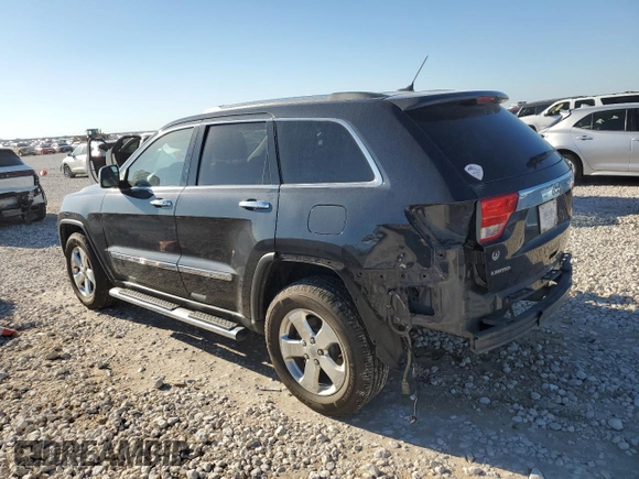2012 Jeep Grand Cherokee Limited with VIN 1C4RJEBG7CC258496, listed as a Copart auction lot 46185045 with 116,647 mi miles and Salvage Title. Bid and sale history available at carsss.com. Image 2.