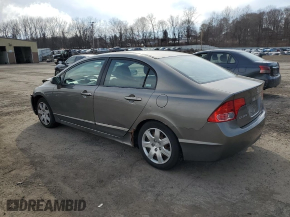 2008 Honda Civic LX with VIN 2HGFA16578H305987, listed as a Copart auction lot 49383425 with 302,179 mi miles and Clean Title. Bid and sale history available at DreamBid. Image 2.