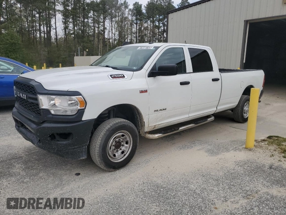 2019 Ram 2500 Tradesman with VIN 3C6UR5HJ1KG666789, listed as a Copart auction lot 51640745 with 193,042 mi miles and Clean title. Bid and sale history available at DreamBid. Image 1.