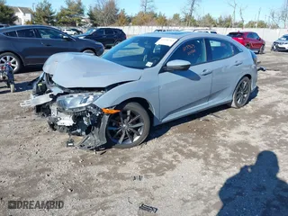 2021 Honda Civic Hatchback EX with VIN SHHFK7H62MU400184, listed as a IAAI auction lot 41590714 with 80,257 mi miles. Bid and sale history available at carsss.com. Image 17.