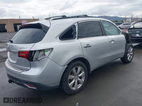 2014 Acura MDX Advance with VIN 5FRYD4H88EB036924, listed as a IAAI auction lot 41513713 with 133,133 mi miles and . Bid and sale history available at carsss.com. Image 4.