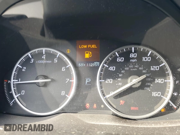 2015 Acura RDX with VIN 5J8TB4H38FL016212, listed as a Copart auction lot 50020055 with 112,959 mi miles and Salvage Title. Bid and sale history available at carsss.com. Image 9.