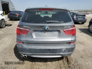 2013 BMW X3 xDrive28i with VIN 5UXWX9C57D0A20612, listed as a Copart auction lot 52385895 with 146,257 mi miles and Salvage Title. Bid and sale history available at DreamBid. Image 6.