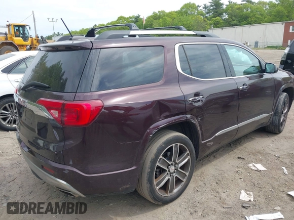 2017 GMC Acadia Denali with VIN 1GKKNXLS7HZ216729, listed as a IAAI auction lot 42256467 with 87,302 mi miles and . Bid and sale history available at DreamBid. Image 4.