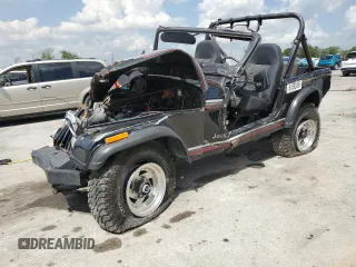 1985 Jeep CJ with VIN 1JCUM87A5FT013089, listed as a Copart auction lot 51692495 with 7,443 mi miles and Non Repairable. Bid and sale history available at carsss.com. Image 1.