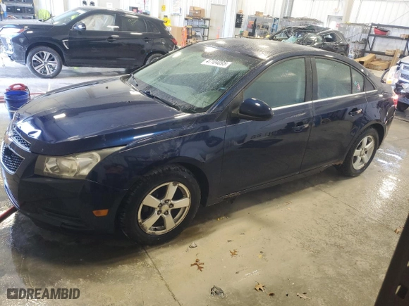2011 Chevrolet Cruze LT w/1LT with VIN 1G1PF5S90B7148691, listed as a Copart auction lot 47104095 with 171,283 mi miles and Clean Title. Bid and sale history available at carsss.com. Image 1.