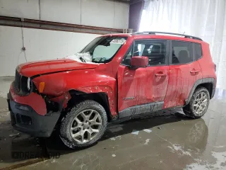 2016 Jeep Renegade Latitude with VIN ZACCJBBT7GPC57884, listed as a Copart auction lot 45362775 with 115,002 mi miles and Salvage Title. Bid and sale history available at carsss.com. Image 1.