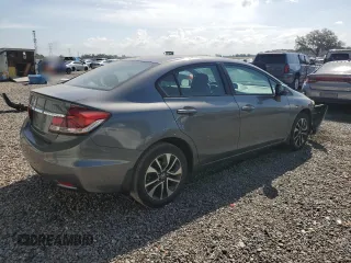 2013 Honda Civic EX with VIN 19XFB2F80DE034305, listed as a Copart auction lot 55426315 with 198,911 mi miles and Clean Title. Bid and sale history available at DreamBid. Image 3.