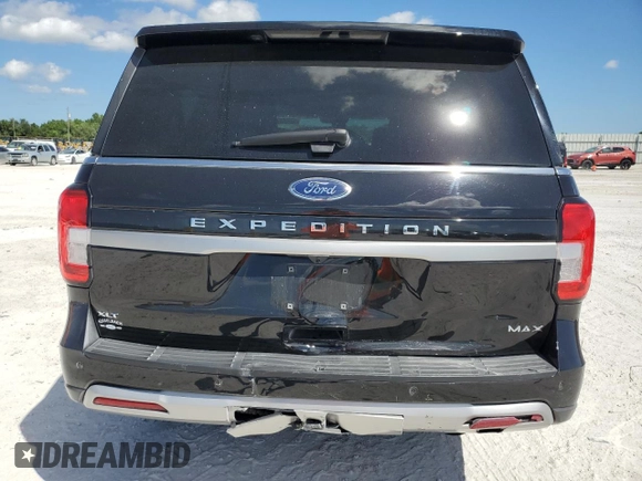 2024 Ford Expedition Max XLT with VIN 1FMJK1H85REA03549, listed as a Copart auction lot 49989325 with 44,166 mi miles and Salvage Title. Bid and sale history available at DreamBid. Image 6.