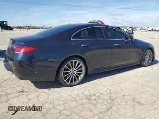2019 Mercedes-Benz CLS with VIN WDD2J5JB7KA028349, listed as a Copart auction lot 45587455 with 49,026 mi miles and Salvage Title. Bid and sale history available at carsss.com. Image 3.