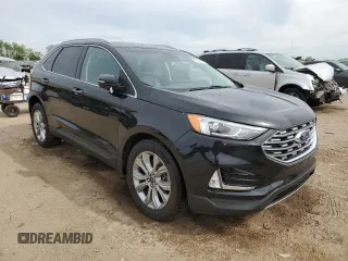 2019 Ford Edge Titanium with VIN 2FMPK4K93KBB42822, listed as a Copart auction lot 57308545 with 102,252 mi miles and Salvage title. Bid and sale history available at DreamBid. Image 4.
