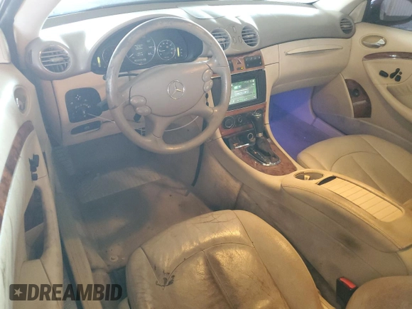 2008 Mercedes-Benz CLK 350 with VIN WDBTJ56H88F238402, listed as a Copart auction lot 75941174 with 125,596 mi miles and Clean Title. Bid and sale history available at DreamBid. Image 8.