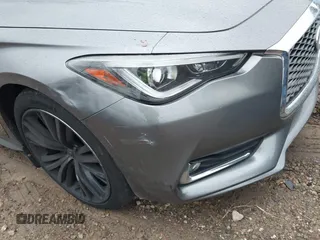 2018 Infiniti Q60 3.0t LUXE with VIN JN1EV7ELXJM392002, listed as a IAAI auction lot 41153596 with 51,369 mi miles. Bid and sale history available at carsss.com. Image 17.