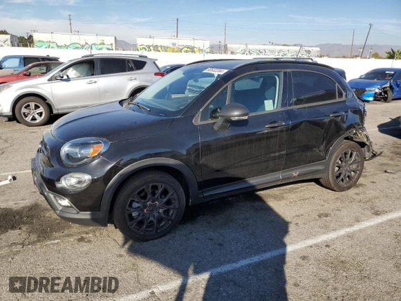 2018 FIAT 500X Trekking z VIN ZFBCFXCB8JP707103, wystawiony jako Copart lot #80532284 z przebiegiem 55 400 mil mil oraz Szkody całkowita. Historia ofert i sprzedaży dostępna na DreamBid. Obrazek 1.