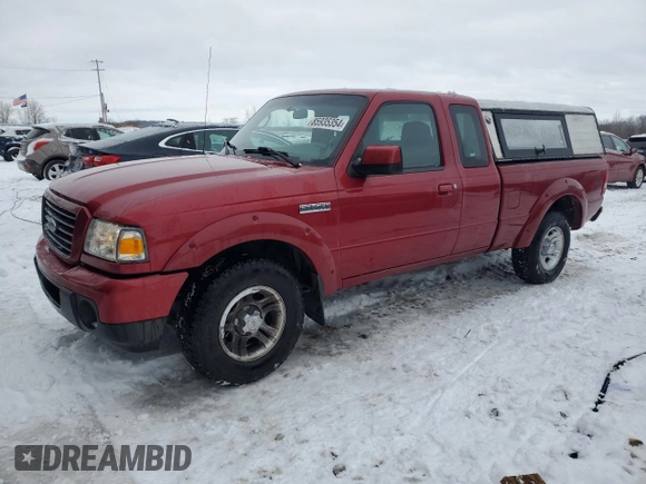 2009 Ford Ranger XLT with VIN 1FTYR44E49PA51754, listed as a Copart auction lot 85935354 with 96,643 mi miles and Clean Title. Bid and sale history available at carsss.com. Image 1.