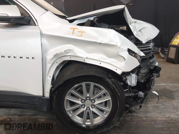 2023 Chevrolet Traverse LT Cloth with VIN 1GNEVGKW4PJ332410, listed as a IAAI auction lot 42001073 with 23,453 mi miles and . Bid and sale history available at DreamBid. Image 19.