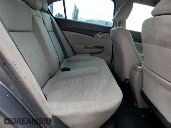 2013 Honda Civic LX with VIN 19XFB2F56DE280653, listed as a Copart auction lot 54537685 with 159,961 mi miles and Salvage title. Bid and sale history available at DreamBid. Image 10.