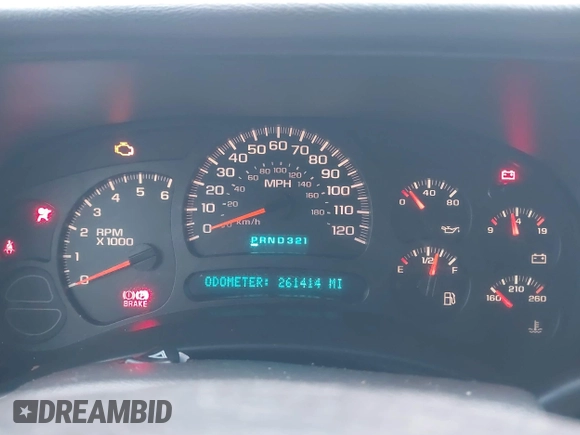 2003 Chevrolet Tahoe LT with VIN 1GNEK13Z23R274954, listed as a IAAI auction lot 41111133 with 261,414 mi miles. Bid and sale history available at carsss.com. Image 7.