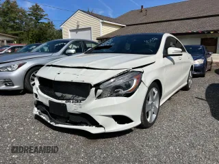 2016 Mercedes-Benz CLA with VIN WDDSJ4GB6GN368254, listed as a Copart auction lot 70011453 with 122,676 mi miles. Bid and sale history available at carsss.com. Image 2.