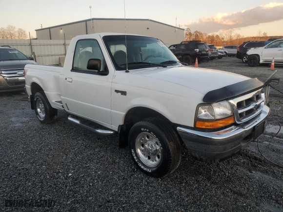 1998 Ford Ranger XL with VIN 1FTYR10CXWPA83963, listed as a Copart auction lot 87241544 with 50,490 mi miles and Salvage Title. Bid and sale history available at carsss.com. Image 4.