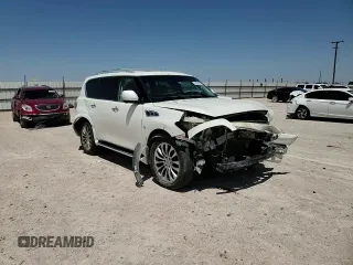 2015 Infiniti QX80 with VIN JN8AZ2NE9F9080739, listed as a Copart auction lot 57627165 with 155,836 mi miles and Salvage title. Bid and sale history available at DreamBid. Image 15.