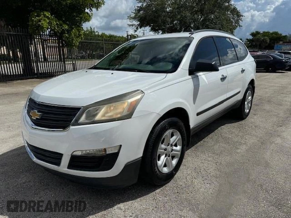 2016 Chevrolet Traverse LS with VIN 1GNKRFED2GJ236027, listed as a Copart auction lot 41712055 with 117,234 mi miles and Salvage Title. Bid and sale history available at carsss.com. Image 1.