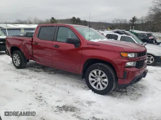 2021 Chevrolet Silverado 1500 Custom with VIN 3GCPYBEK6MG253497, listed as a Copart auction lot 44165165 with 47,016 mi miles and Salvage Title. Bid and sale history available at carsss.com. Image 4.